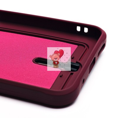 Чехол-накладка для Xiaomi Redmi 13 4G (бордовый) - SC304 с картхолдером