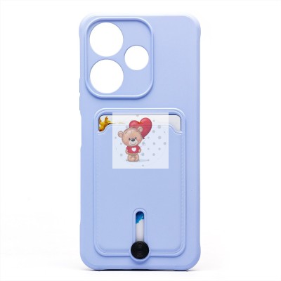 Чехол-накладка для Xiaomi Redmi 13 4G (светло-фиолетовый) - SC304 с картхолдером Чехол-накладка для Xiaomi Redmi 13 4G (светло-фиолетовый) - SC304 с картхолдером