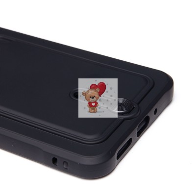Чехол-накладка для Xiaomi Redmi 14C 4G (черный) - SC304 с картхолдером