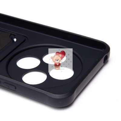 Чехол-накладка для Xiaomi Redmi 14C 4G (черный) - SC304 с картхолдером