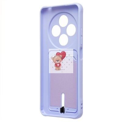 Чехол-накладка для Xiaomi Redmi 14C 4G (светло-фиолетовый) - SC304 с картхолдером