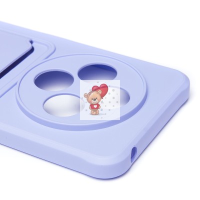 Чехол-накладка для Xiaomi Redmi 14C 4G (светло-фиолетовый) - SC304 с картхолдером