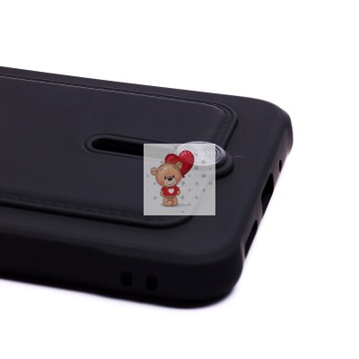 Чехол-накладка для Xiaomi Redmi 9i (черный) - SC304 с картхолдером