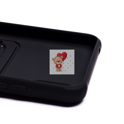 Чехол-накладка для Xiaomi Redmi 9i (черный) - SC304 с картхолдером