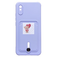 Чехол-накладка для Xiaomi Redmi 9i (темно-фиолетовый) - SC304 с картхолдером Чехол-накладка для Xiaomi Redmi 9i (темно-фиолетовый) - SC304 с картхолдером