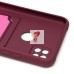 Чехол-накладка для Xiaomi Redmi 9C (бордовый) - SC304 с картхолдером Чехол-накладка для Xiaomi Redmi 9C (бордовый) - SC304 с картхолдером