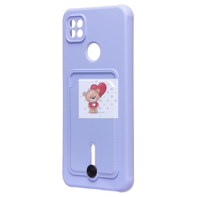 Чехол-накладка для Xiaomi Redmi 9C (темно-фиолетовый) - SC304 с картхолдером Чехол-накладка для Xiaomi Redmi 9C (темно-фиолетовый) - SC304 с картхолдером