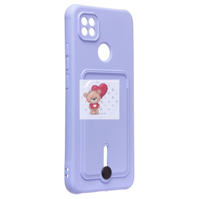 Чехол-накладка для Xiaomi Redmi 9C (темно-фиолетовый) - SC304 с картхолдером Чехол-накладка для Xiaomi Redmi 9C (темно-фиолетовый) - SC304 с картхолдером