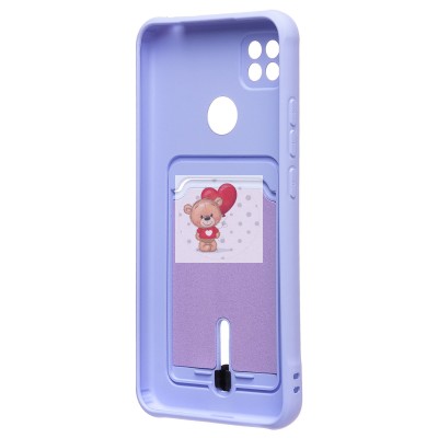 Чехол-накладка для Xiaomi Redmi 9C (темно-фиолетовый) - SC304 с картхолдером Чехол-накладка для Xiaomi Redmi 9C (темно-фиолетовый) - SC304 с картхолдером