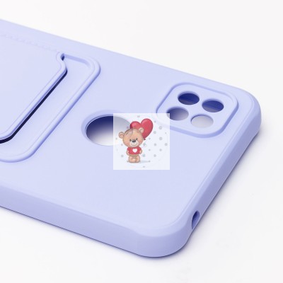 Чехол-накладка для Xiaomi Redmi 9C (темно-фиолетовый) - SC304 с картхолдером Чехол-накладка для Xiaomi Redmi 9C (темно-фиолетовый) - SC304 с картхолдером