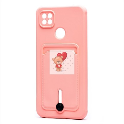 Чехол-накладка для Xiaomi Redmi 9C (светло-розовый) - SC304 с картхолдером Чехол-накладка для Xiaomi Redmi 9C (светло-розовый) - SC304 с картхолдером