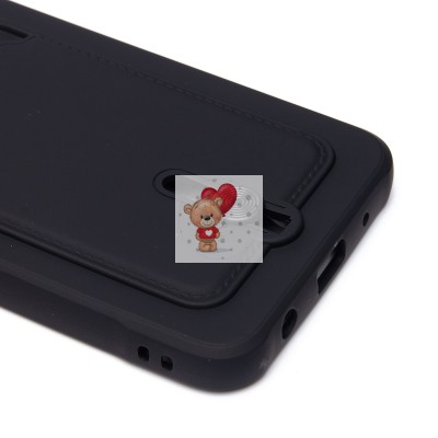 Чехол-накладка для Xiaomi Redmi A1+ (черный) - SC304 с картхолдером