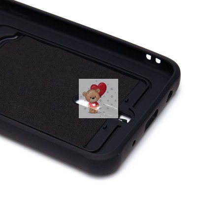 Чехол-накладка для Xiaomi Redmi A1+ (черный) - SC304 с картхолдером