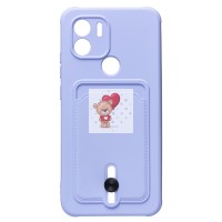 Чехол-накладка для Xiaomi Redmi A1+ (светло-фиолетовый) - SC304 с картхолдером