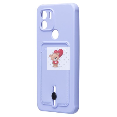 Чехол-накладка для Xiaomi Redmi A1+ (светло-фиолетовый) - SC304 с картхолдером