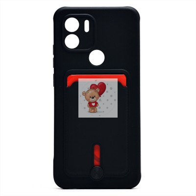 Чехол-накладка для Xiaomi Redmi A2+ (черный) - SC304 с картхолдером