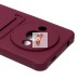 Чехол-накладка для Xiaomi Redmi A3 (бордовый) - SC304 с картхолдером
