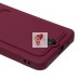 Чехол-накладка для Xiaomi Redmi A3 (бордовый) - SC304 с картхолдером