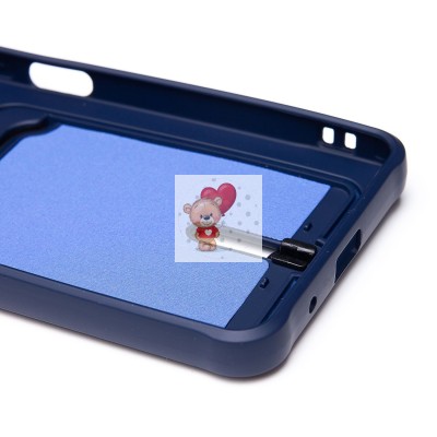 Чехол-накладка для Xiaomi Redmi A3 (темно-синий) - SC304 с картхолдером