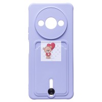 Чехол-накладка для Xiaomi Redmi A3 (светло-фиолетовый) - SC304 с картхолдером Чехол-накладка для Xiaomi Redmi A3 (светло-фиолетовый) - SC304 с картхолдером