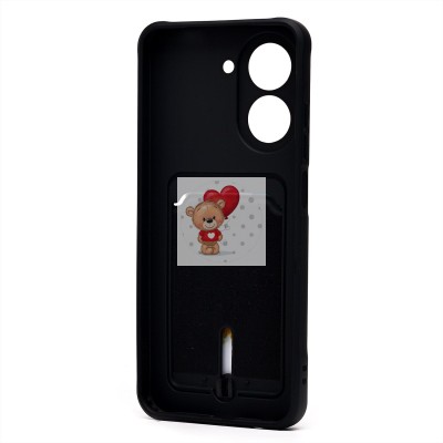 Чехол-накладка для Xiaomi Redmi A5 (черный) - SC304 с картхолдером Чехол-накладка для Xiaomi Redmi A5 (черный) - SC304 с картхолдером