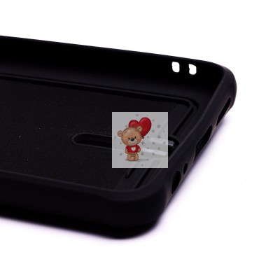 Чехол-накладка для Xiaomi Redmi Note 10S (черный) - SC304 с картхолдером