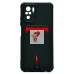 Чехол-накладка для Xiaomi Redmi Note 10S (темно-зеленый) - SC304 с картхолдером