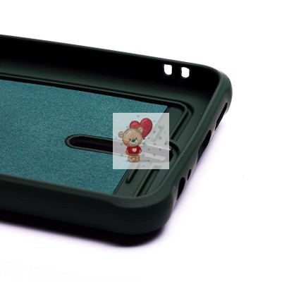 Чехол-накладка для Xiaomi Redmi Note 10S (темно-зеленый) - SC304 с картхолдером Чехол-накладка для Xiaomi Redmi Note 10S (темно-зеленый) - SC304 с картхолдером