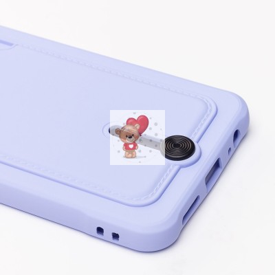 Чехол-накладка для Xiaomi Redmi Note 10S (темно-фиолетовый) - SC304 с картхолдером Чехол-накладка для Xiaomi Redmi Note 10S (темно-фиолетовый) - SC304 с картхолдером