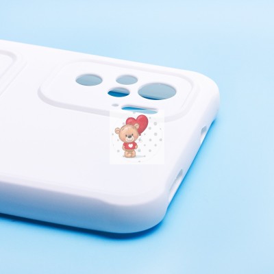 Чехол-накладка для Xiaomi Redmi Note 10 (белый) - SC304 с картхолдером Чехол-накладка для Xiaomi Redmi Note 10 (белый) - SC304 с картхолдером