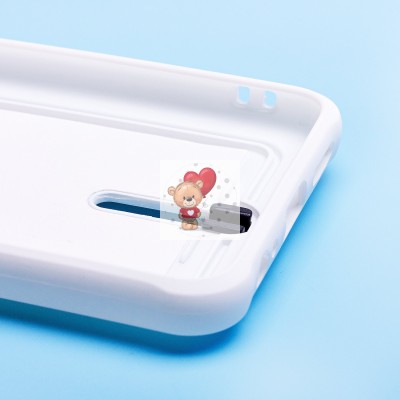 Чехол-накладка для Xiaomi Redmi Note 10 (белый) - SC304 с картхолдером Чехол-накладка для Xiaomi Redmi Note 10 (белый) - SC304 с картхолдером