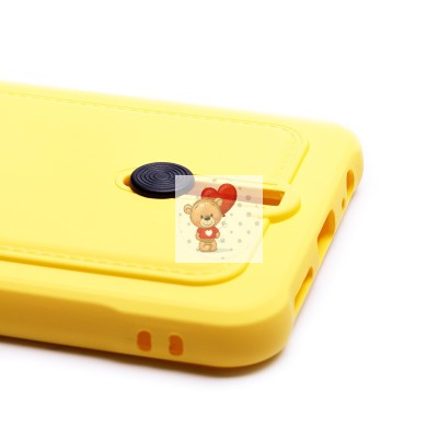 Чехол-накладка для Xiaomi Redmi Note 10S (желтый) - SC304 с картхолдером Чехол-накладка для Xiaomi Redmi Note 10S (желтый) - SC304 с картхолдером