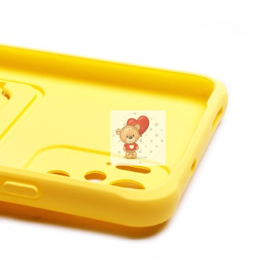 Чехол-накладка для Xiaomi Redmi Note 10S (желтый) - SC304 с картхолдером Чехол-накладка для Xiaomi Redmi Note 10S (желтый) - SC304 с картхолдером