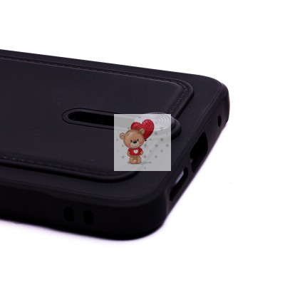 Чехол-накладка для Xiaomi Redmi Note 11S 4G (черный) - SC304 с картхолдером