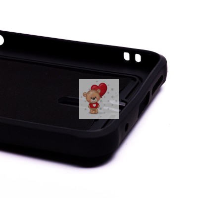 Чехол-накладка для Xiaomi Redmi Note 11S 4G (черный) - SC304 с картхолдером