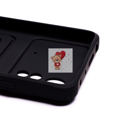 Чехол-накладка для Xiaomi Redmi Note 11 Pro 4G Global (черный) - SC304 с картхолдером