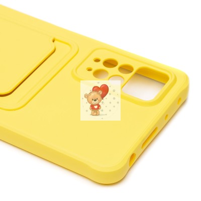 Чехол-накладка для Xiaomi Redmi Note 11 Pro 5G Global (желтый) - SC304 с картхолдером
