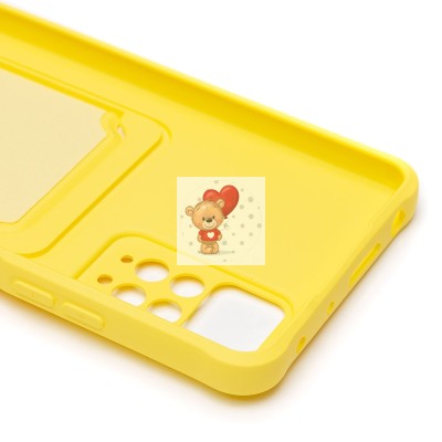 Чехол-накладка для Xiaomi Redmi Note 11 Pro 5G Global (желтый) - SC304 с картхолдером