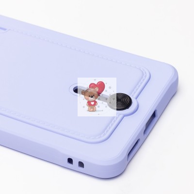 Чехол-накладка для Xiaomi Redmi Note 11 Pro 5G CN (темно-фиолетовый) - SC304 с картхолдером