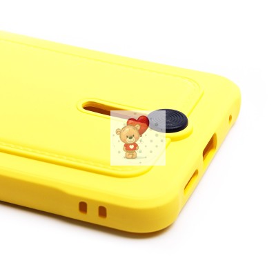 Чехол-накладка для Xiaomi Redmi Note 12 4G (желтый) - SC304 с картхолдером