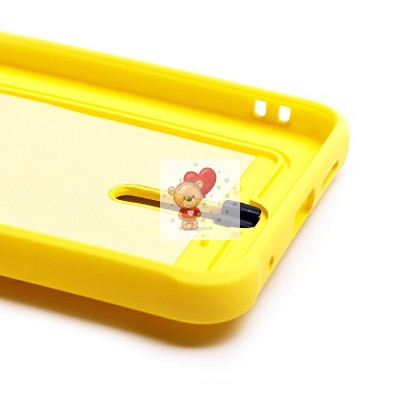 Чехол-накладка для Xiaomi Redmi Note 12 4G (желтый) - SC304 с картхолдером