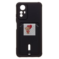 Чехол-накладка для Xiaomi Redmi Note 12S (черный) - SC304 с картхолдером Чехол-накладка для Xiaomi Redmi Note 12S (черный) - SC304 с картхолдером