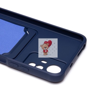 Чехол-накладка для Xiaomi Redmi Note 12S (темно-синий) - SC304 с картхолдером Чехол-накладка для Xiaomi Redmi Note 12S (темно-синий) - SC304 с картхолдером