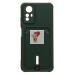 Чехол-накладка для Xiaomi Redmi Note 12S (темно-зеленый) - SC304 с картхолдером