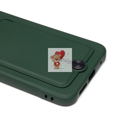 Чехол-накладка для Xiaomi Redmi Note 12S (темно-зеленый) - SC304 с картхолдером Чехол-накладка для Xiaomi Redmi Note 12S (темно-зеленый) - SC304 с картхолдером