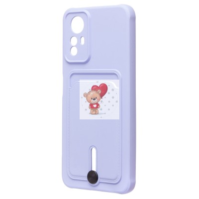Чехол-накладка для Xiaomi Redmi Note 12S (светло-фиолетовый) - SC304 с картхолдером Чехол-накладка для Xiaomi Redmi Note 12S (светло-фиолетовый) - SC304 с картхолдером