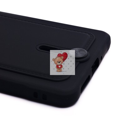 Чехол-накладка для Xiaomi Redmi Note 13 5G Global (черный) - SC304 с картхолдером