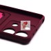 Чехол-накладка для Xiaomi Redmi Note 13 5G Global (бордовый) - SC304 с картхолдером