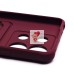 Чехол-накладка для Xiaomi Redmi Note 13 Pro 5G (бордовый) - SC304 с картхолдером