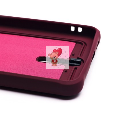 Чехол-накладка для Xiaomi Redmi Note 13 Pro 5G (бордовый) - SC304 с картхолдером